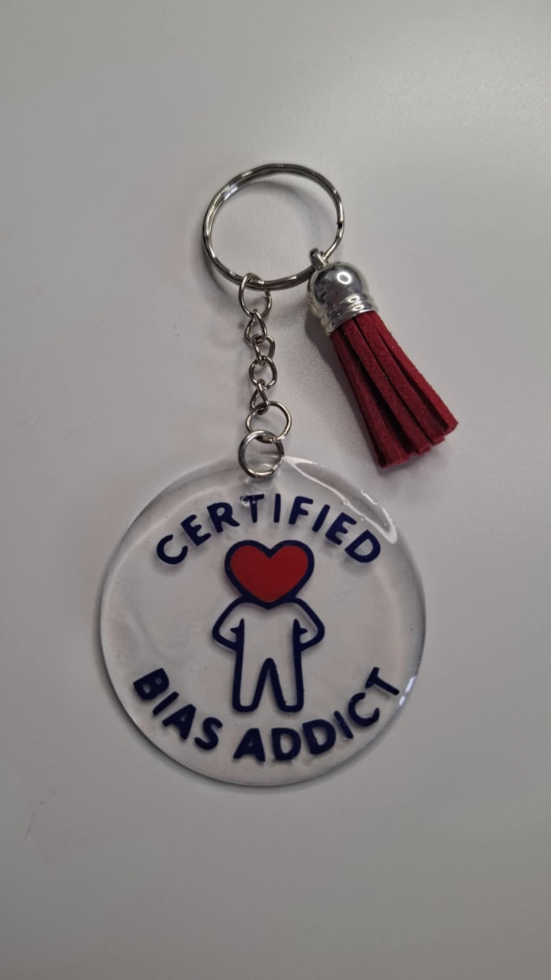 Porte- clé "Certified Bias Addict"