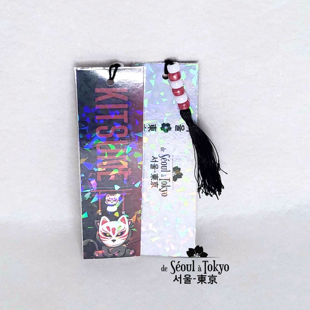 Marque Page Kitsune version samourai